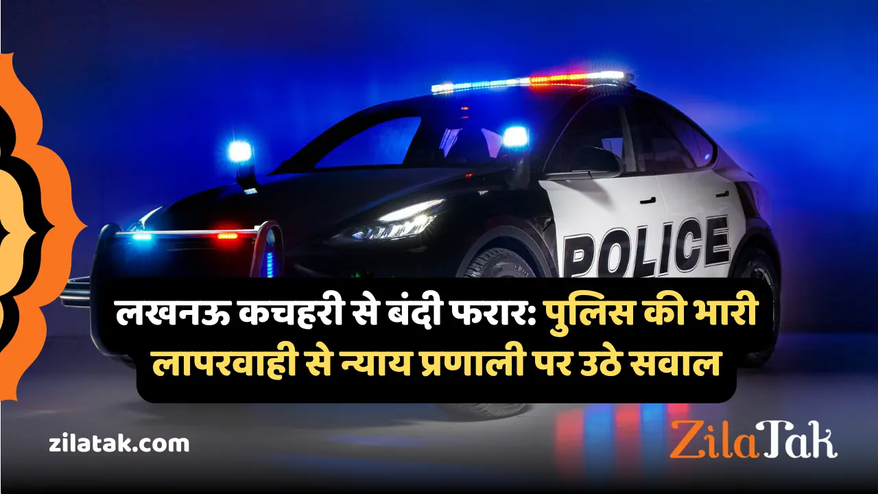 लखनऊ कचहरी से बंदी फरार पुलिस की भारी लापरवाही से न्याय प्रणाली पर उठे सवाल